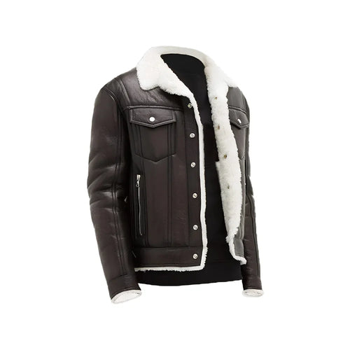 Women's Black Shearling Jacket